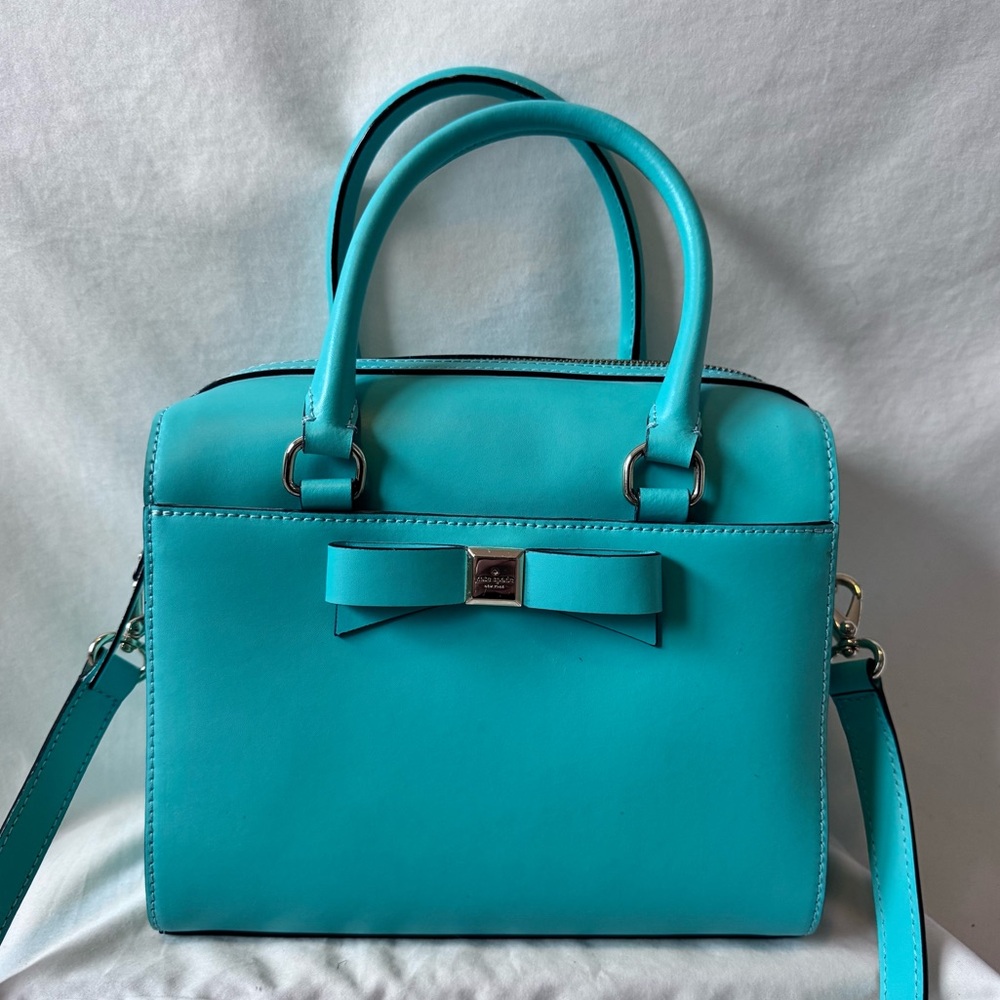 kate spade Turquoise Bow Top-Handle Crossbody Bag